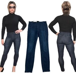 Pilcro and the letterpress high rise denim legging Jegging Sz 27 pull on